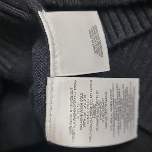 Jones New York Signature Cowel Neck Black Sweater - Picture 14 of 14